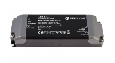 Deko-Light LED-Netzgerät, Bauform BASIC, 1050mA, schwarz, IP20 