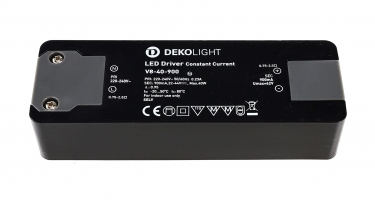 Deko-Light LED-Netzgerät, Bauform BASIC, 900mA, 19,8-40W, schwarz, IP20 