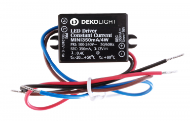 Deko-Light LED-Netzgerät, Bauform MINI, nicht dimmbar, IP65, schwarz 