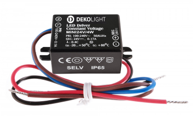 Deko-Light LED-Netzgerät, MINI, CV, 24V/4W, 230V 24V DC, 0-170 mA 
