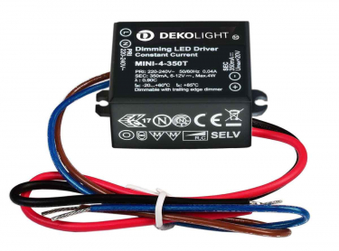 Deko-Light Netzgerät, Bauform: MINI, DIM, schwarz, IP65 