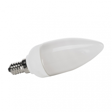 Energiesparlampe, E14, 9W  weiss 