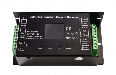 Controller LED DMX/R-DMX Dimmer 4 CC, dimmbar 