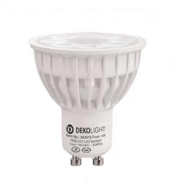 RF-smart LED Leuchtmittel, GU10, 230 V/AC, DIM, RGB+CCT RF Steuerbar 