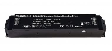 Deko-Light LED-Netzgerät, BASIC, DIM, CV, 200AD-12V, DALI-Bus / Push / 1-10V, dim 