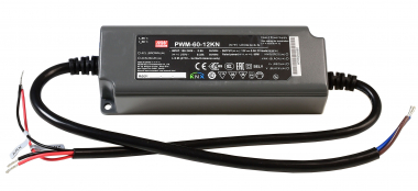 Meanwell LED-Netzgerät PWM KNX, dimmbar, 12V, schwarz 